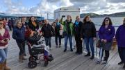 Singing on Llandudno Pier